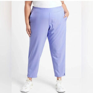 Athleta Brooklyn Ankle Pants Size 26 Victorian Periwinkle Travel Athleisure